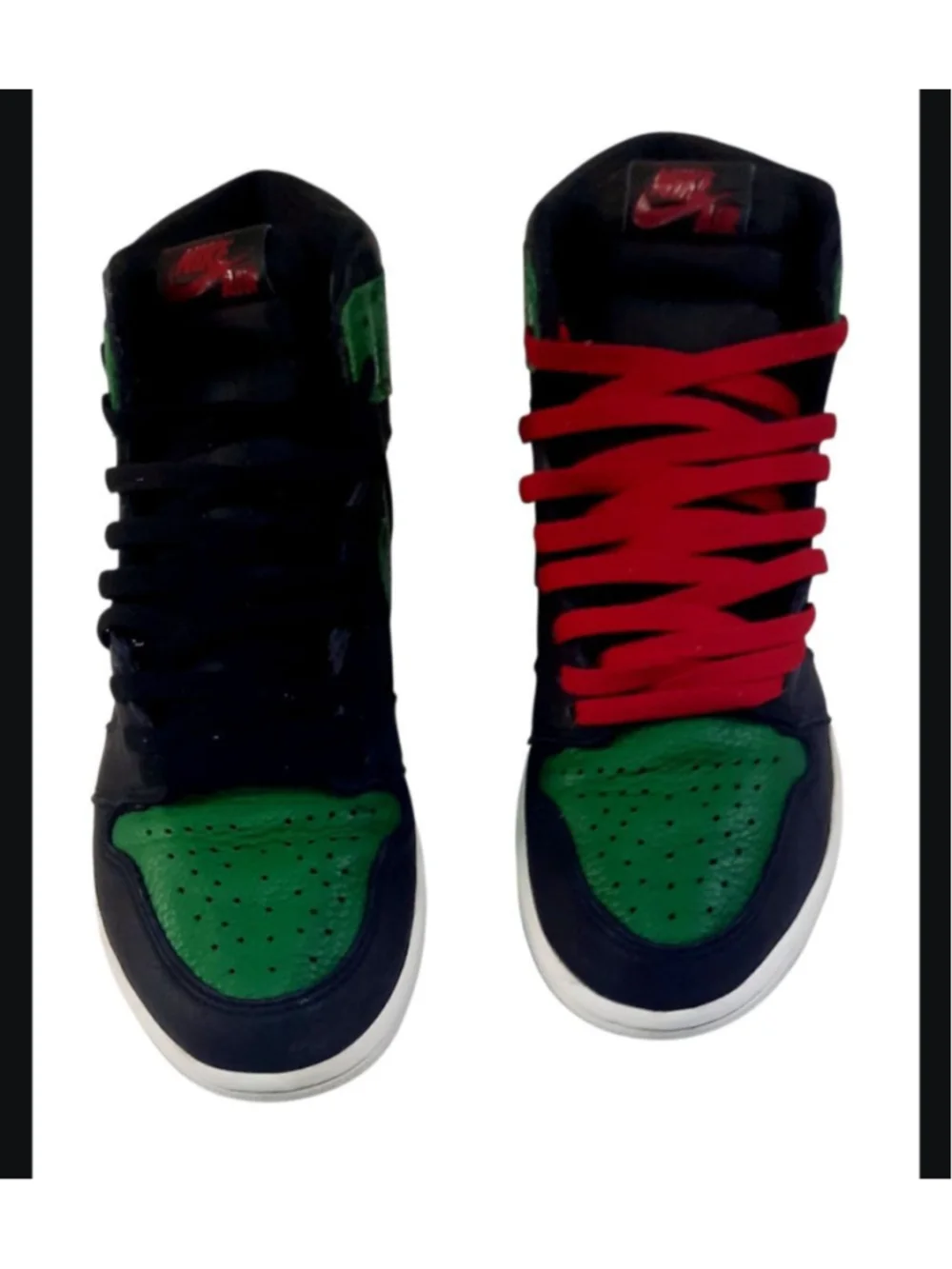 555088-030 Nike Air .Jordan 1 Retro High OG Pine Green White Black Gym Red Sz 10